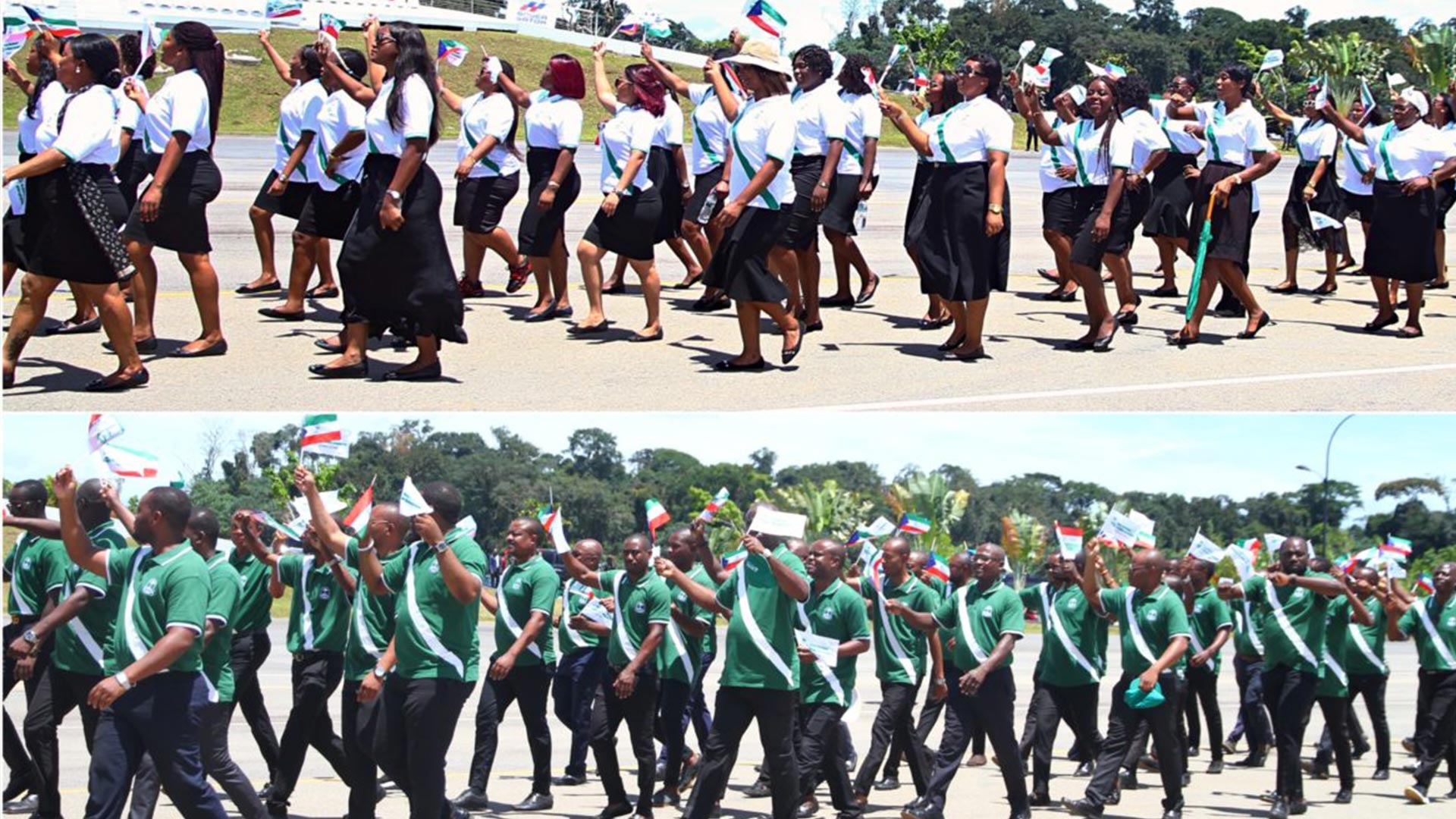 BANGE participa en el desfile del 51º Aniversario de la Independencia Nacional