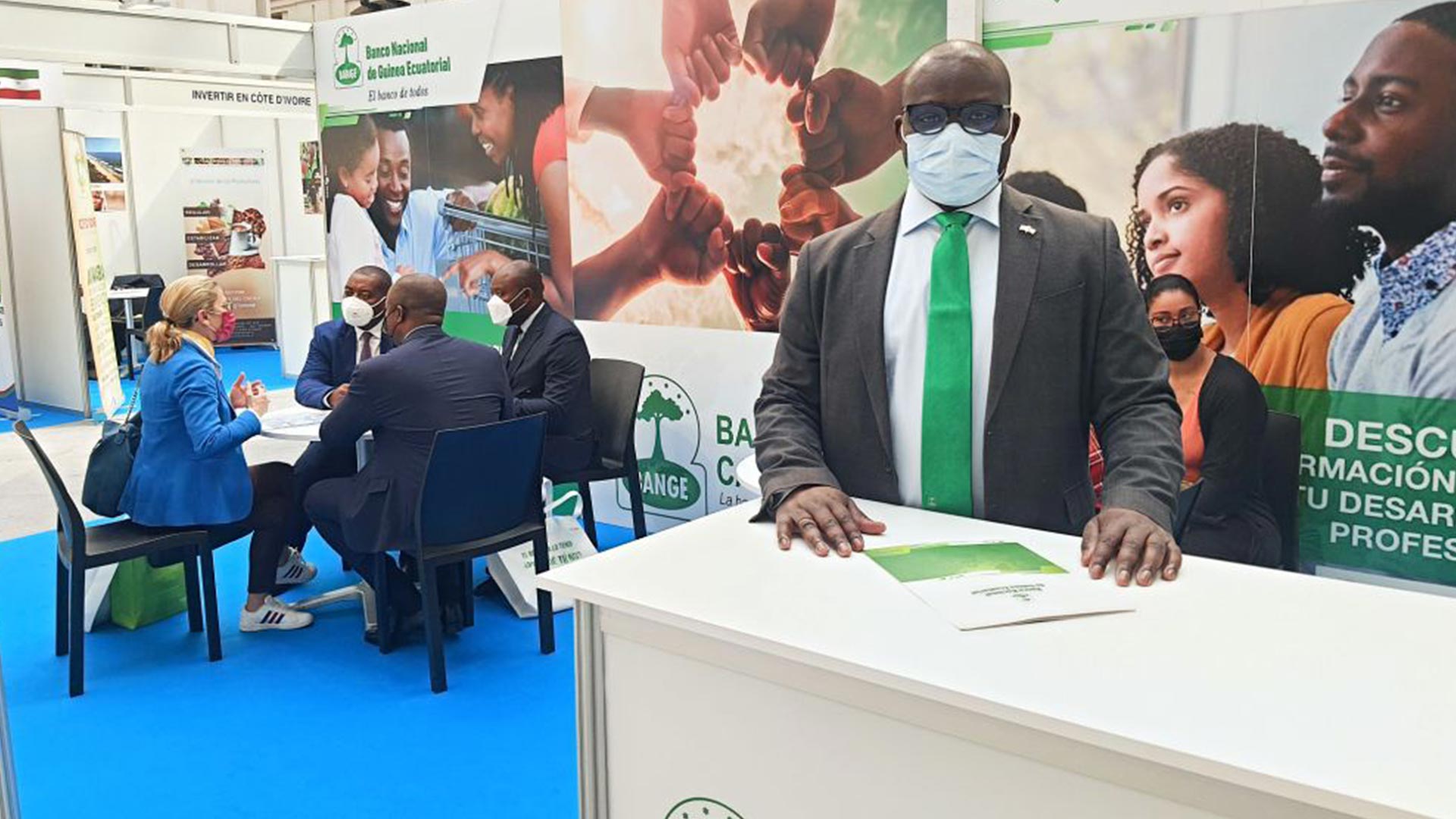 El Banco Nacional de Guinea Ecuatorial participa en la feria IMEX-Madrid 2022